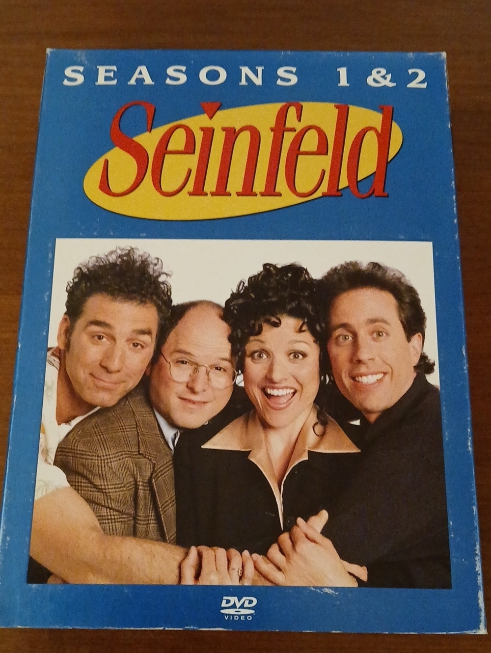 Seinfeld Seasons 1 & 2 DVD Box Set - Blue Tv Show Vintage Retro